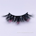 100% real mink eyelashes 25mm glitter mink lashes